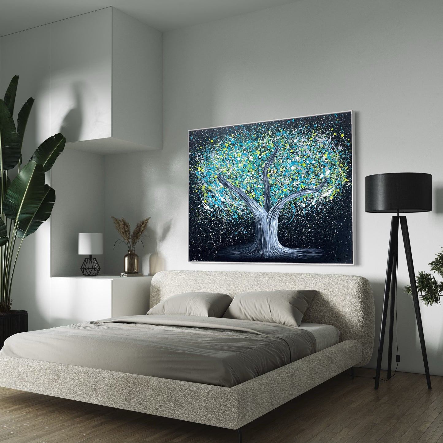 ORIGINAL ARTWORK - Tree of Heppines - Glow in The Dark