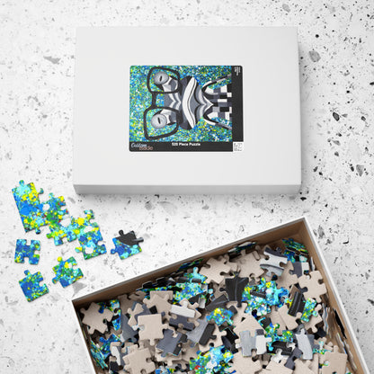 Puzzle Funky Frog