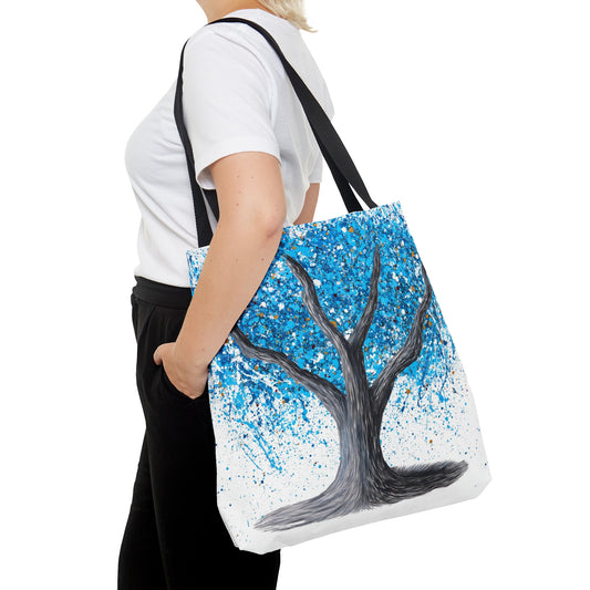 Tote Bag Blue Bliss Tree of Happiness