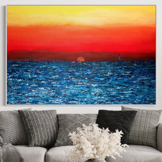 ORIGINAL ARTWORK - CALM SUNSET