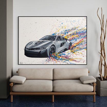 Limited Edition Print - Dynamic Monochrome Ride