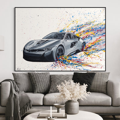 Limited Edition Print - Dynamic Monochrome Ride