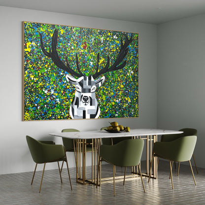 ORIGINAL ARTWORK - Deer In The Forest