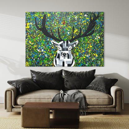 ORIGINAL ARTWORK - Deer In The Forest