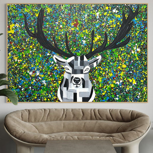 ORIGINAL ARTWORK - Deer In The Forest