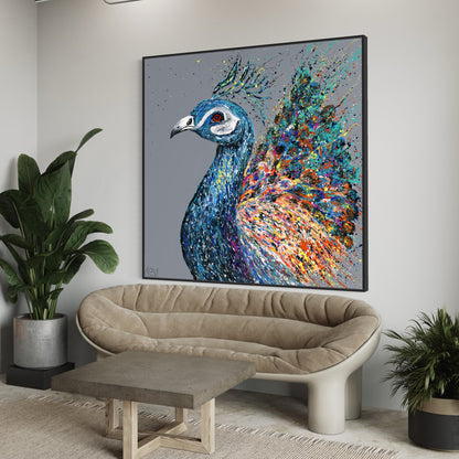 A noble peacock
