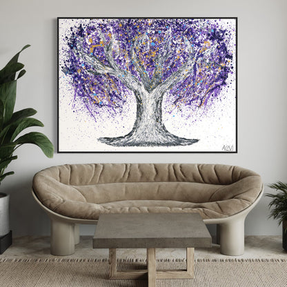 Limited Edition Print - Tree Of Life - Gentle Purple