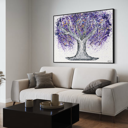 Limited Edition Print - Tree Of Life - Gentle Purple