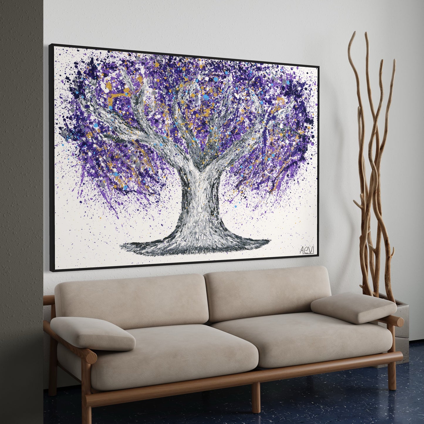 Limited Edition Print - Tree Of Life - Gentle Purple