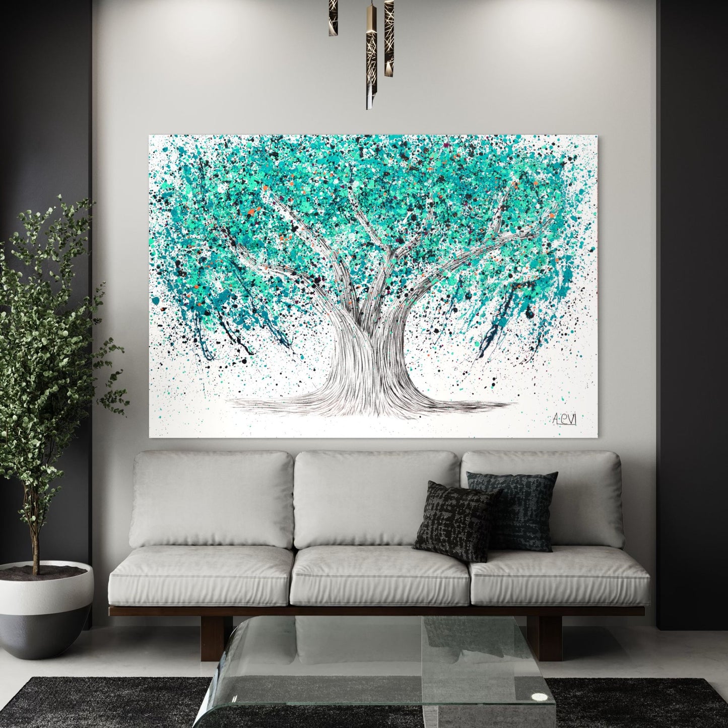 TREE OF LIFE - Turquoise Tranquility