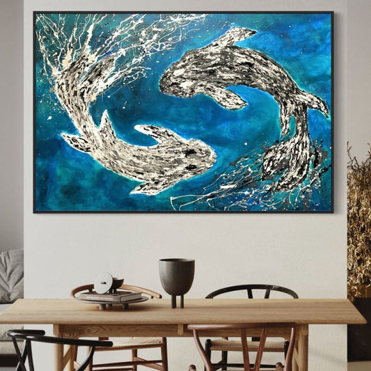 ORIGINAL ARTWORK - HARMONY OF KOI