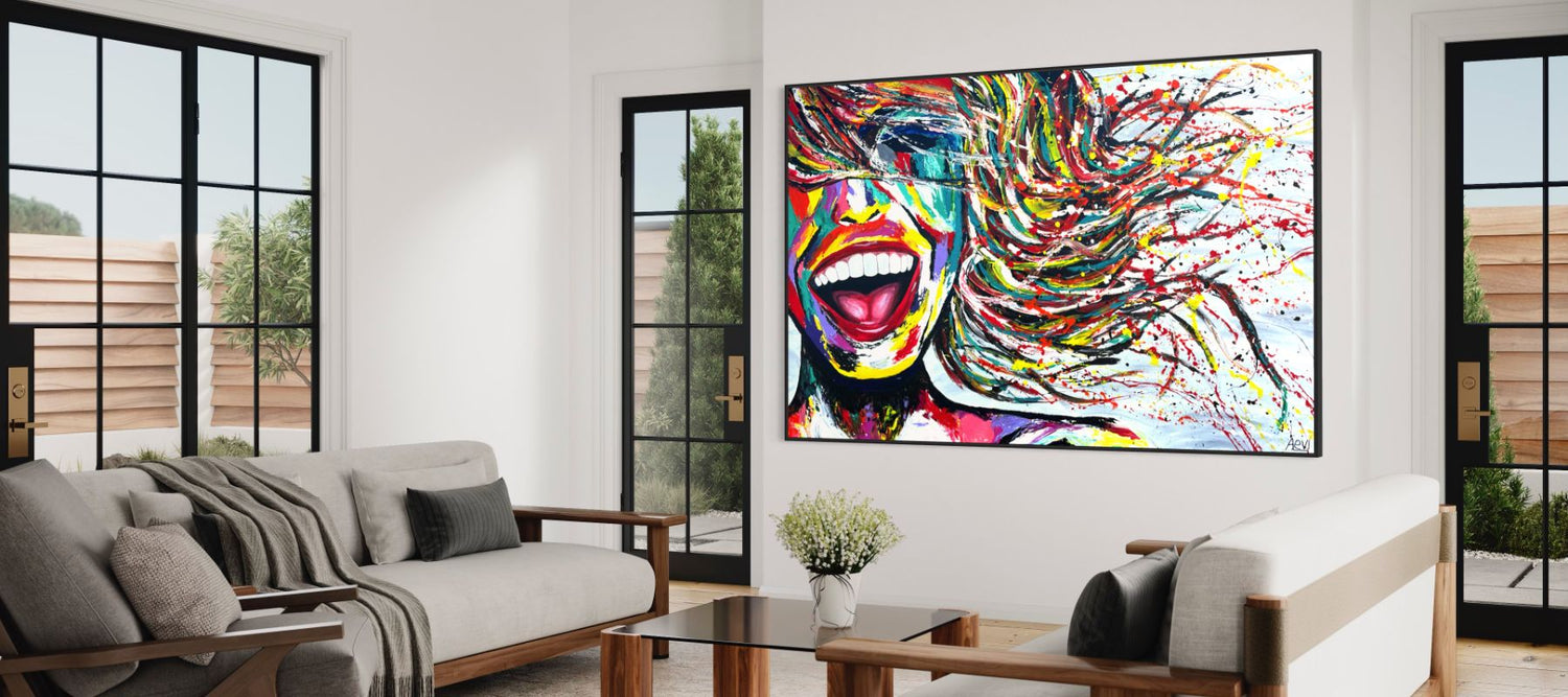 Vibrant Canvas Art Prints-original Albert Paintings For Colorful Decor 