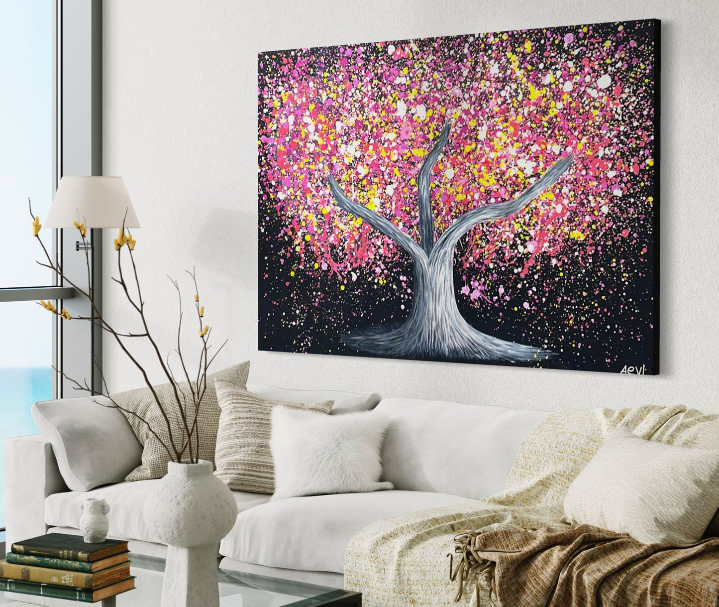 LIMITED EDITION PRINT - Tree of happines - Pink Magic
